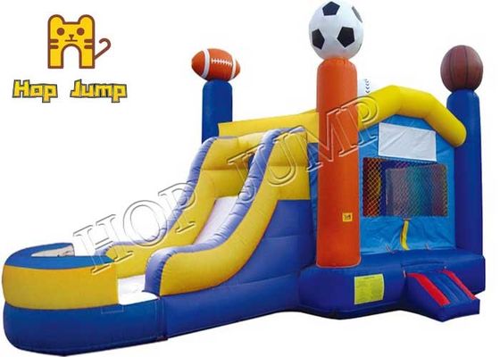 GSKJの謝肉祭のゲームの子供のInflatables 4x7の乾燥したスライドの跳ね上がりの家